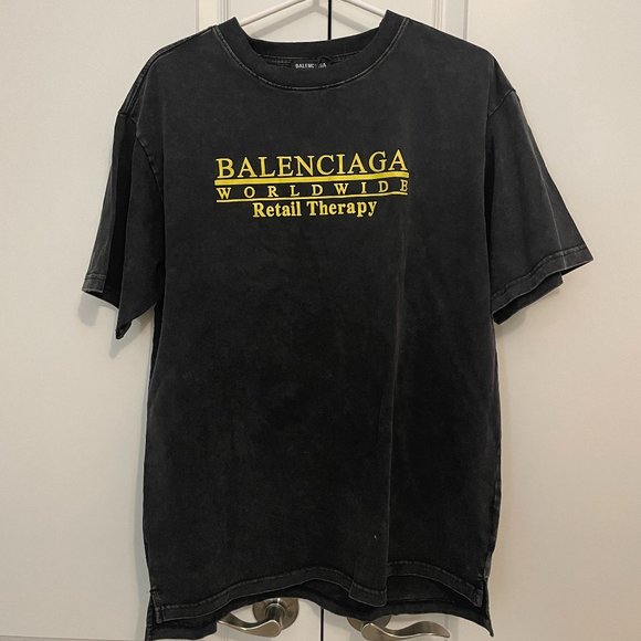 Balenciaga | Shirts | Balenciaga Worldwide Retail Therapy Shirt